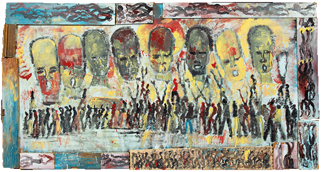 Purvis Young, Untitled (MM 11311), 1989. 